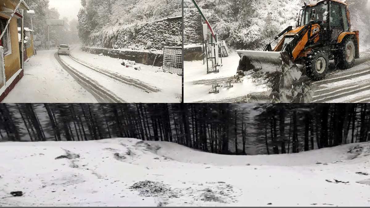 उत्तराखंड में बर्फबारी