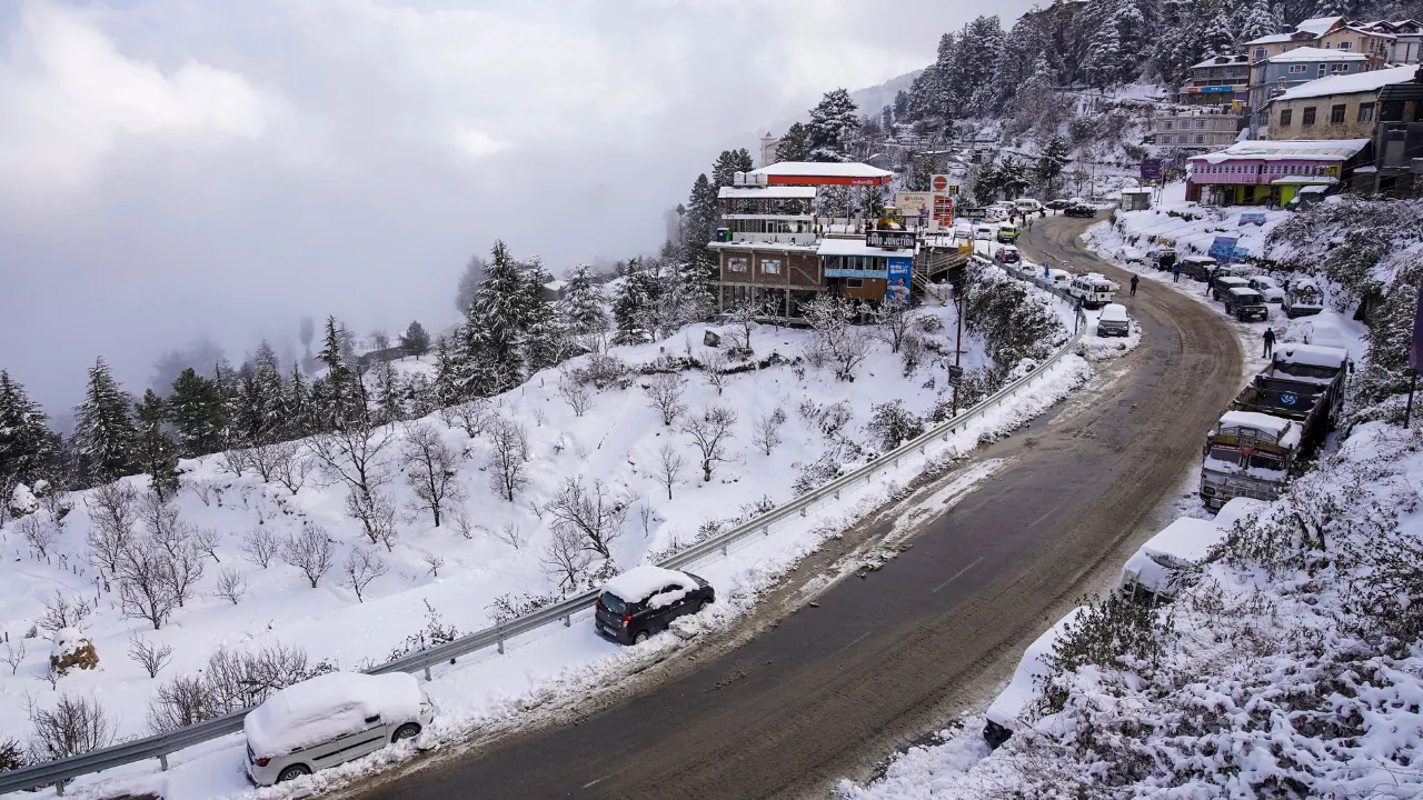 Shimla Weather today Fresh snowfall news in hindi