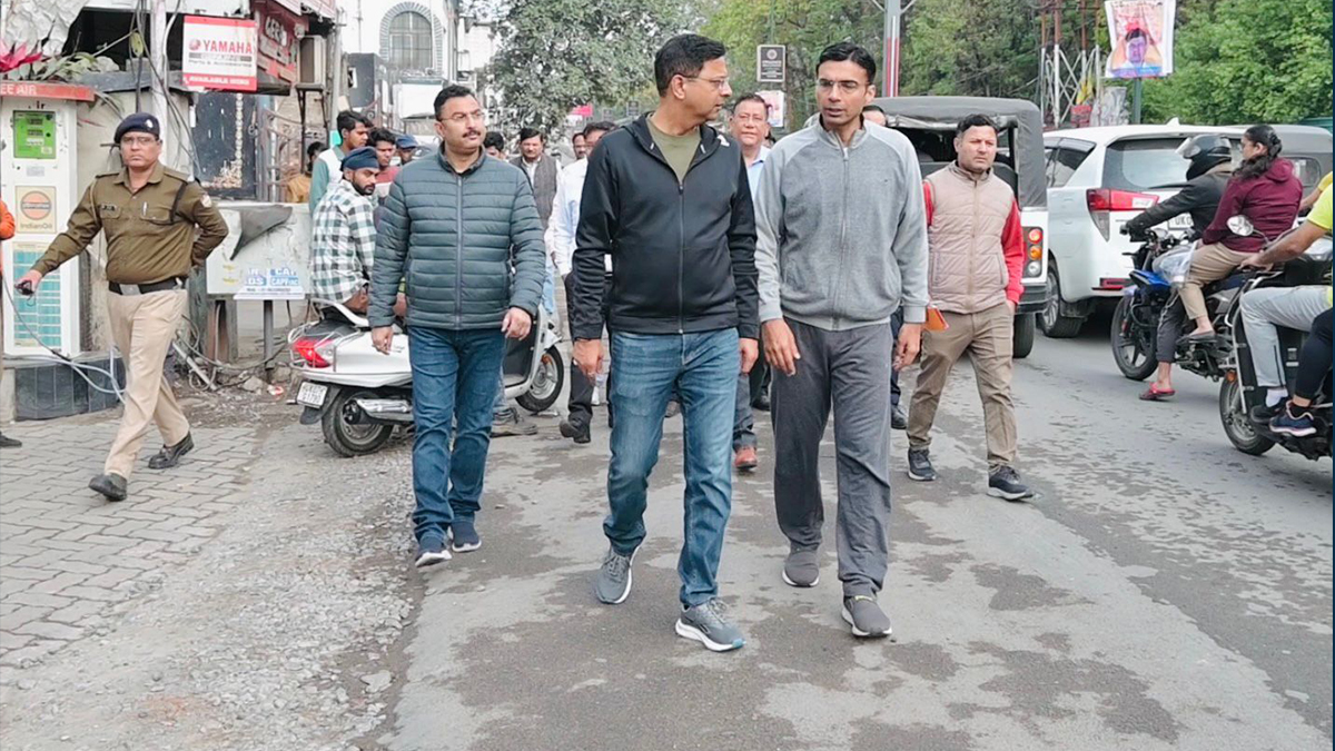 देहरादून रोड कटिंग निरीक्षण