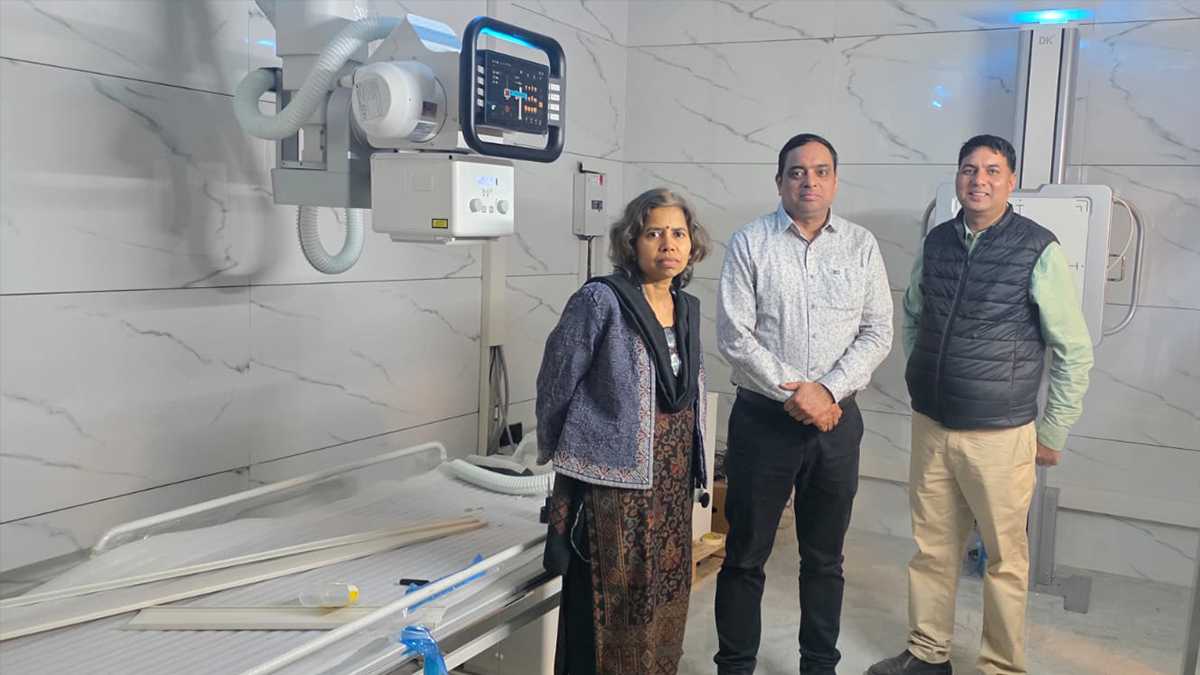 दून मेडिकल कॉलेज DDR मशीन