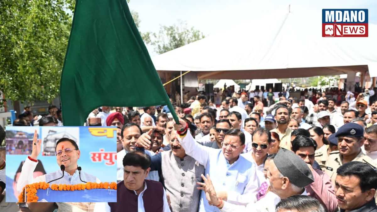 Chardham Yatra Start News: मुख्यमंत्री ने ऋषिकेश से चारधाम जाने वाली बसों को हरी झंडी दिखाकर किया रवाना