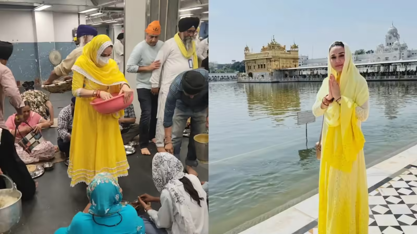 Preity Zinta Langar Seva At Golden Temple News: अमृतसर के स्वर्ण मंदिर पहुंचीं प्रीति जिंटा, पंजाब किंग्स की जीत के लिए की अरदास
