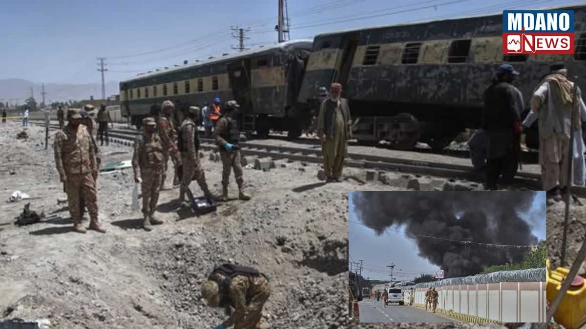 Quetta Terrorist Attack News: पाकिस्तान के बलूचिस्तान में भीषण आतंकी हमला, रेलवे ट्रैक के पास विस्फोट में भारी तबाही